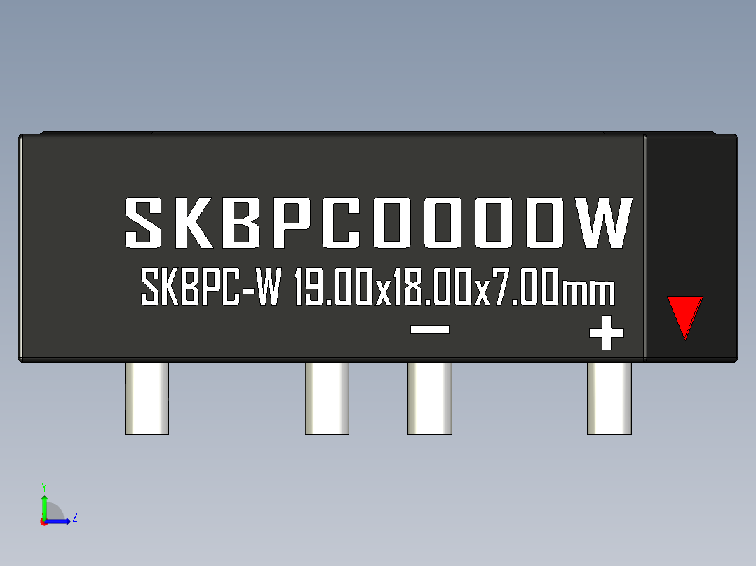桥式整流器-SKBPC-W_Nonmal_Size左视图