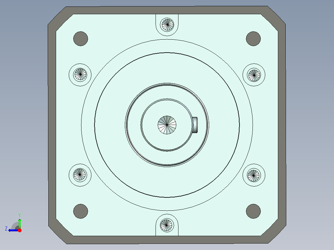 直齿PLF160-L1-LC 42-114.3-200-M12.stp右视图