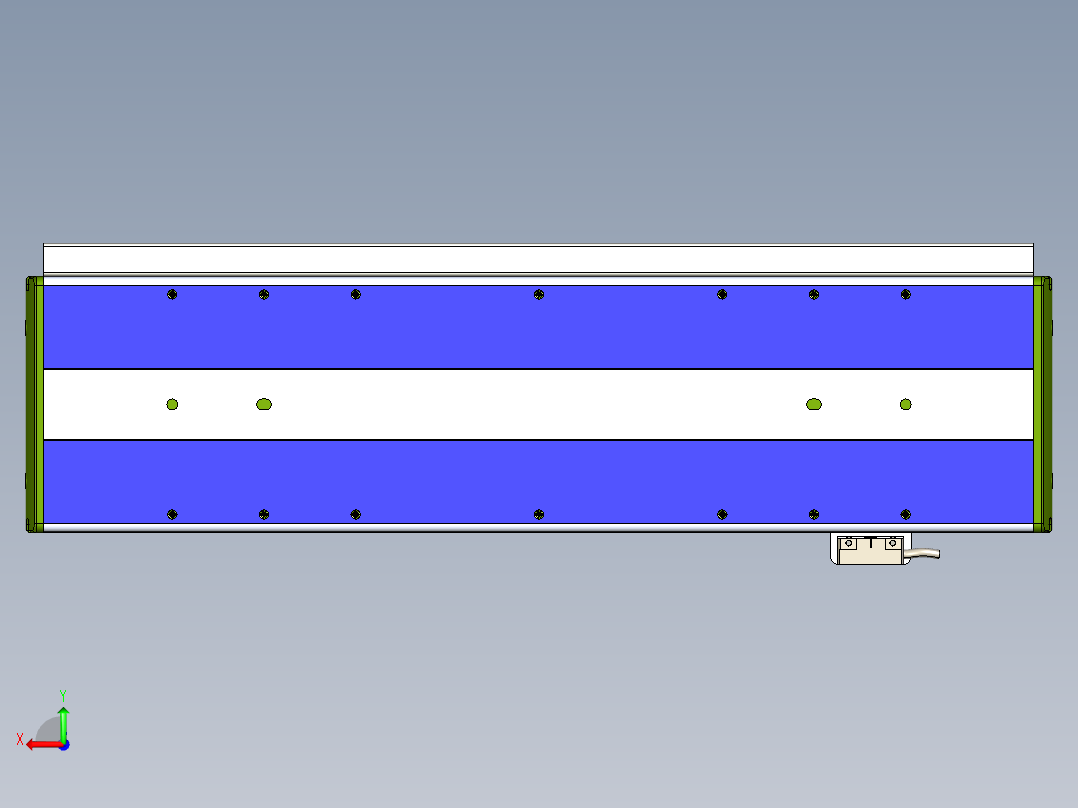 威洛博LC系列3d模型模组LC14S2Y-S300后视图