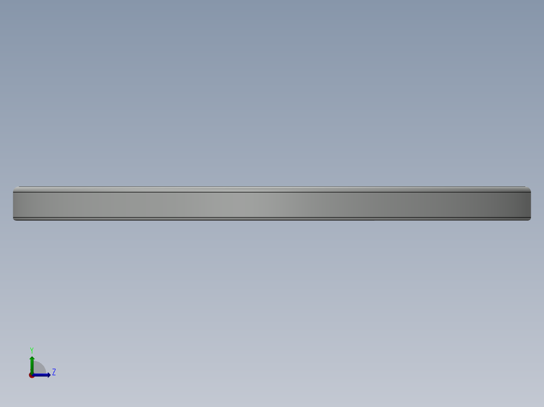 紧固件-0.6250 Flat Washer左视图