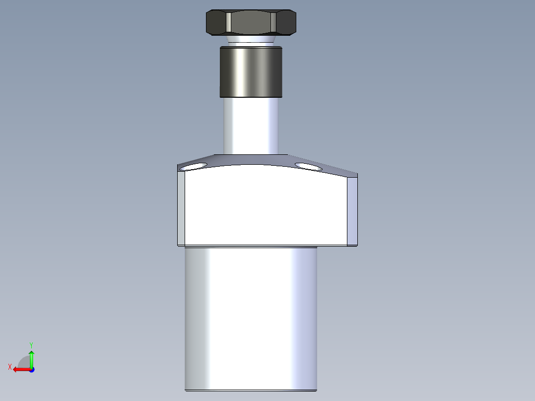 KOSMEKLHA0360-SR_R01多系列多零件图纸模型后视图