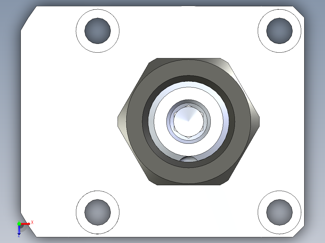 KOSMEKLHA0360-SR_R01多系列多零件图纸模型俯视图