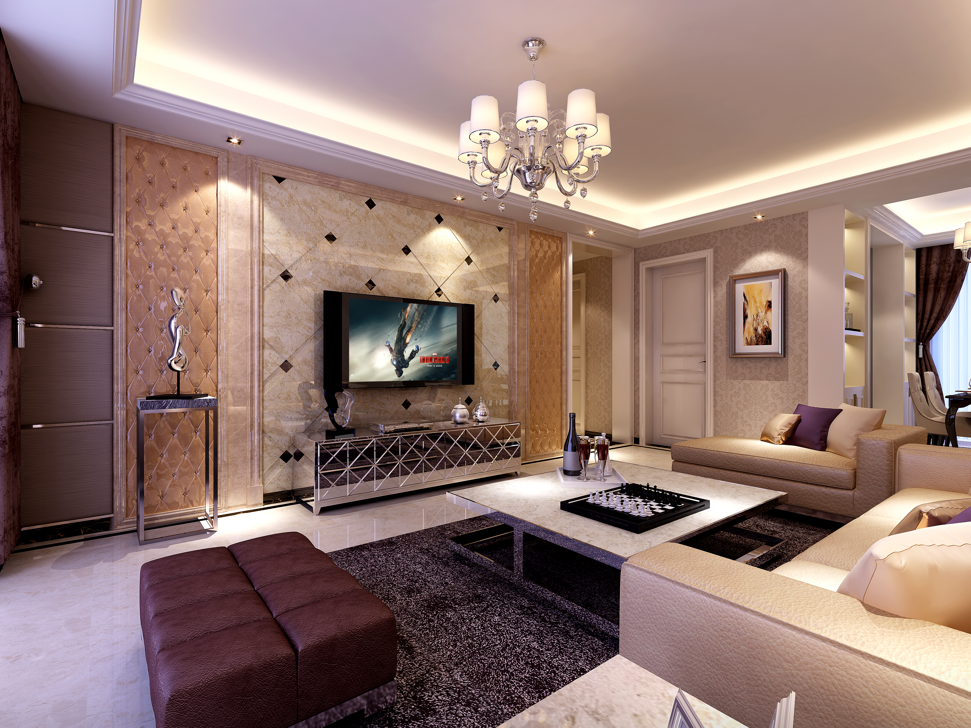 38套完整家装CAD施工图带效果图