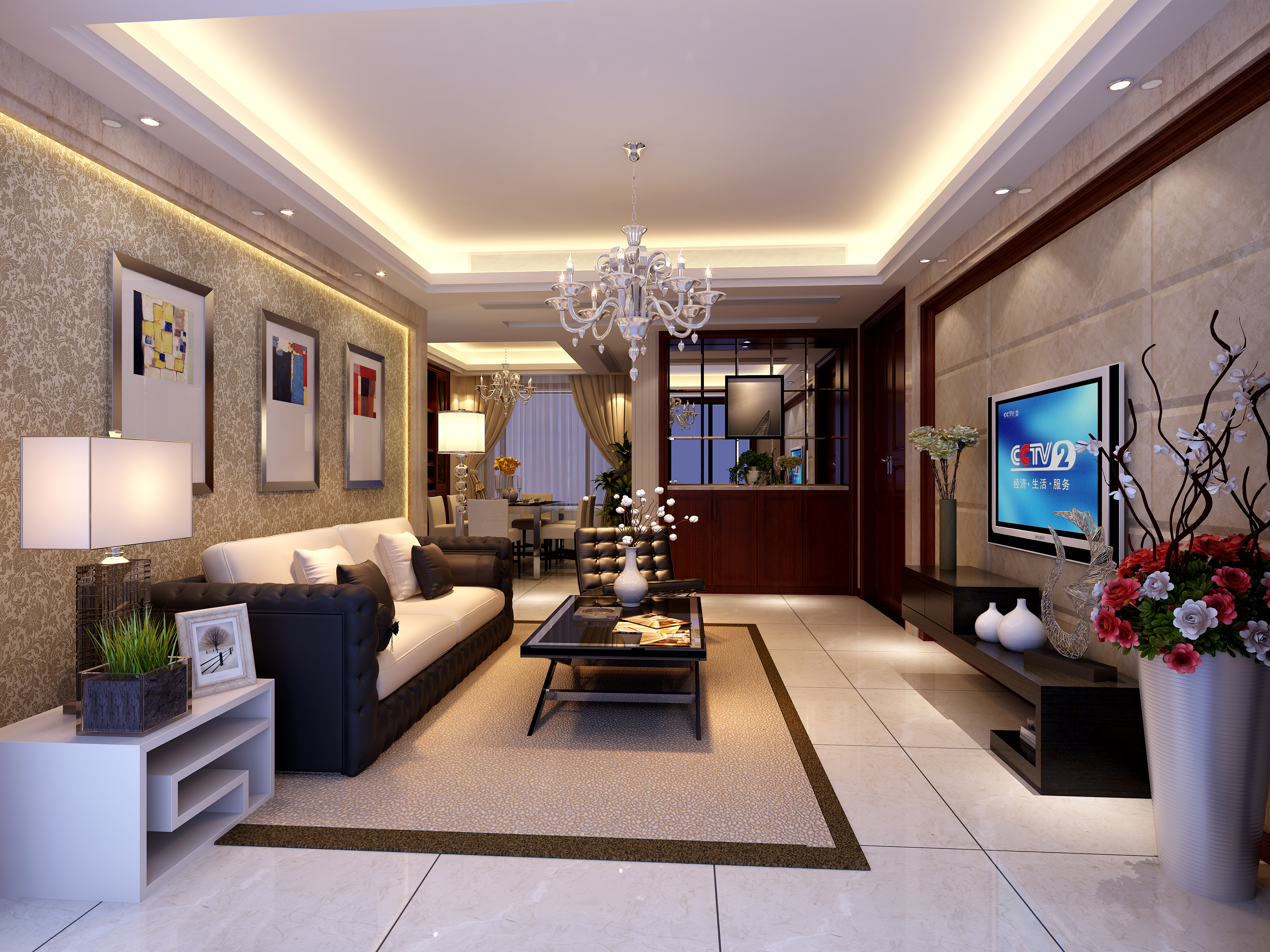 38套完整家装CAD施工图带效果图