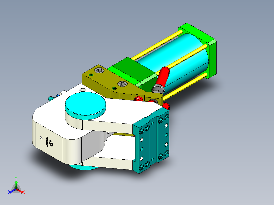 德克斯TUNKERS气缸数模KS_100_2_SD_A01_AllCATPart