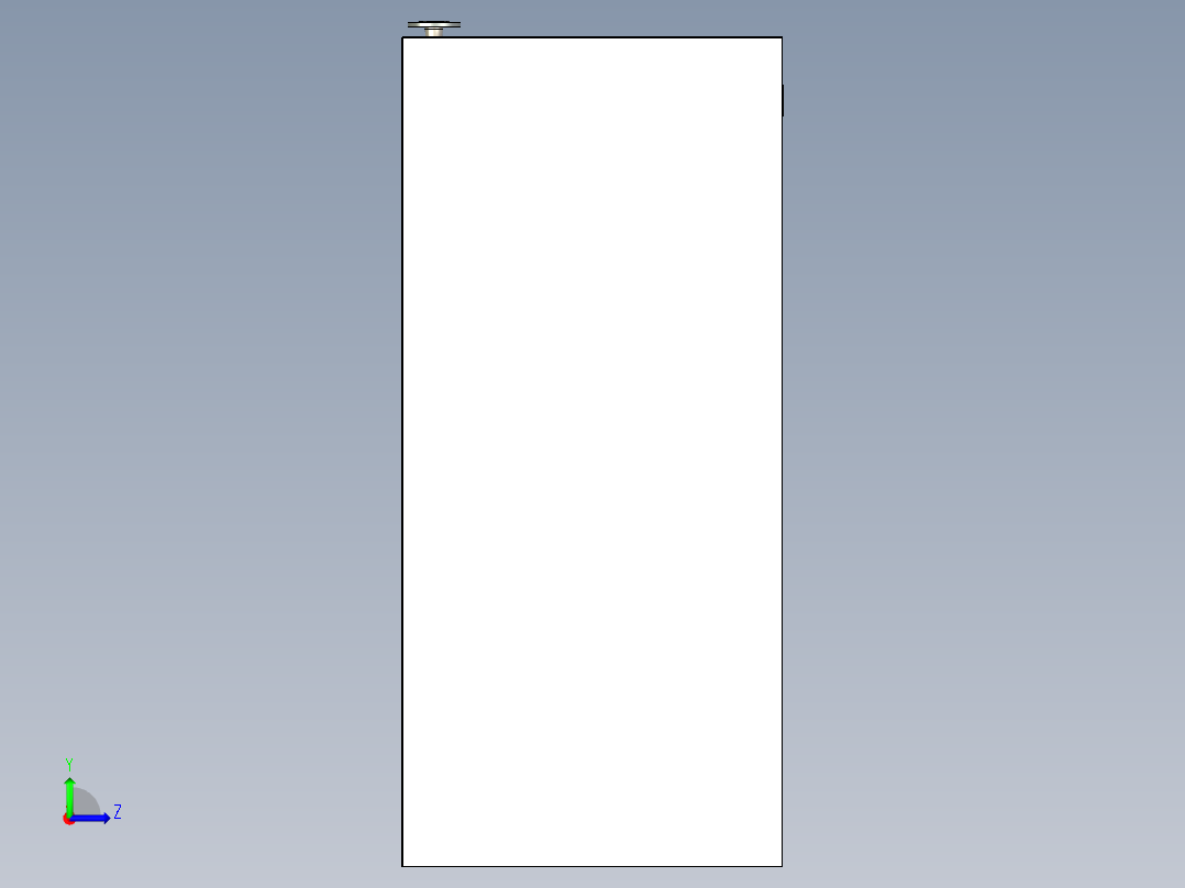冲淋洗眼器房三维模型-不带提升泵左视图