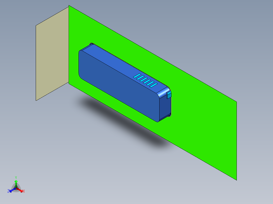 空腔正等轴测图