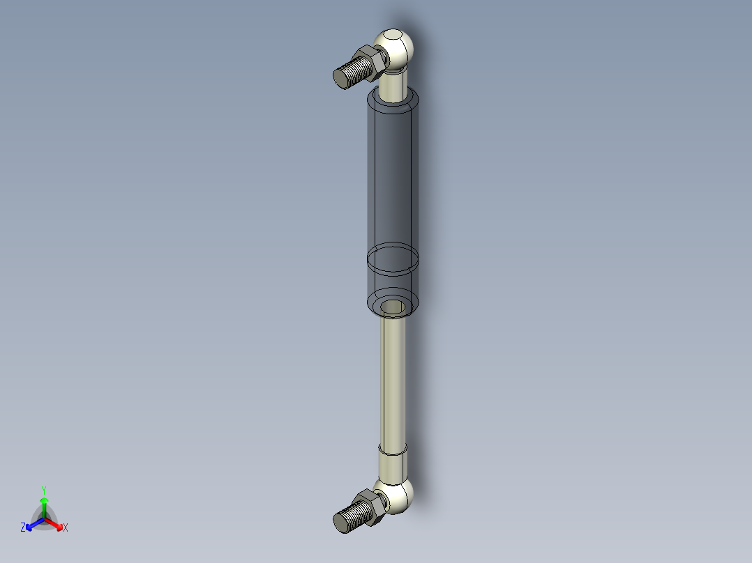 Q气压弹簧B310000040(30KG L195 和尚頭)