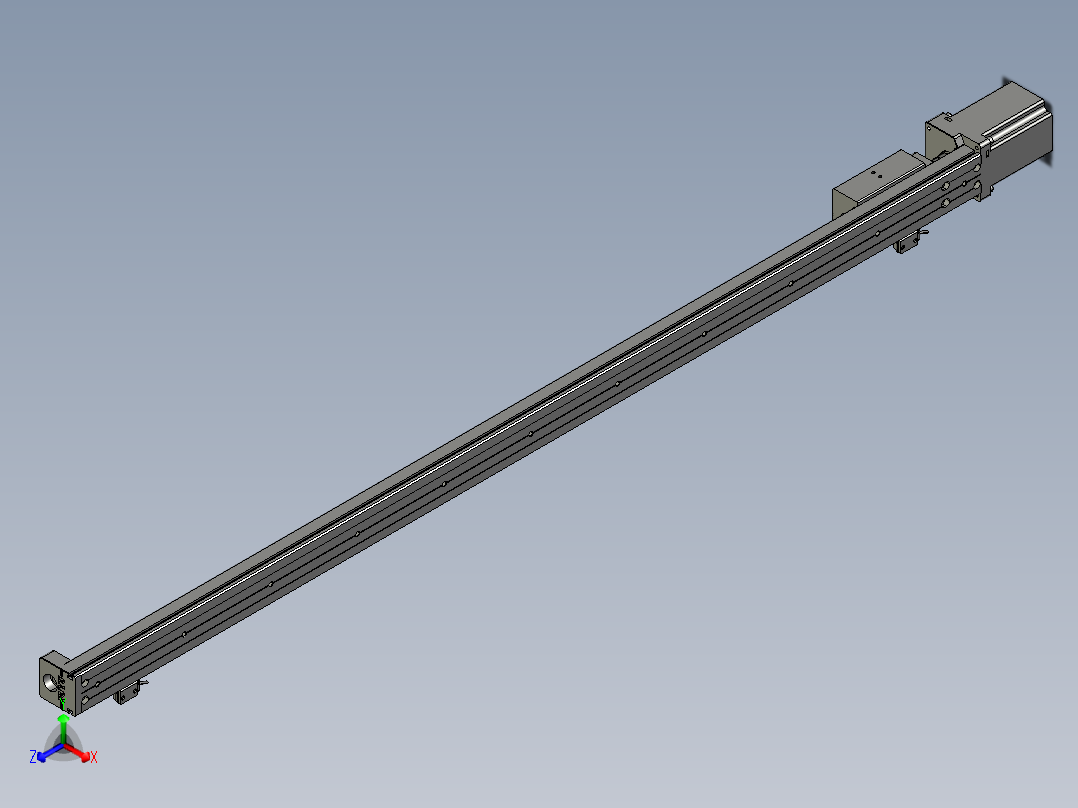 模组FSK40J-C7L10-E900-BC-B57正等轴测图