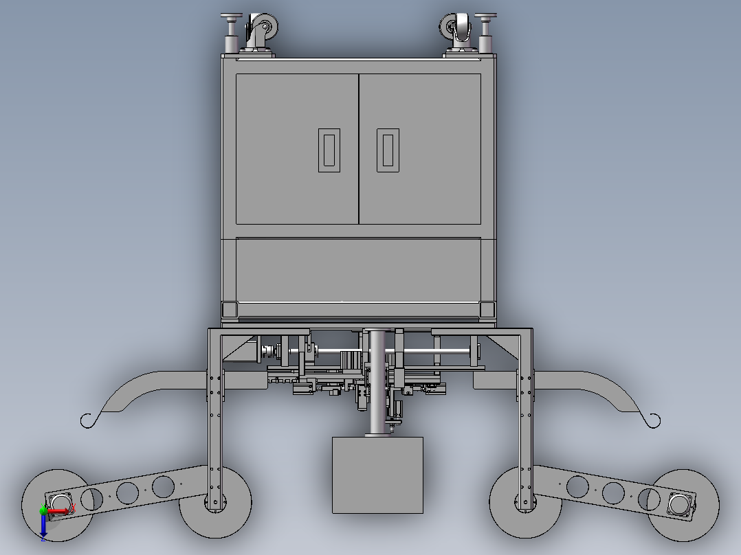 非标全自动插针裁切机俯视图