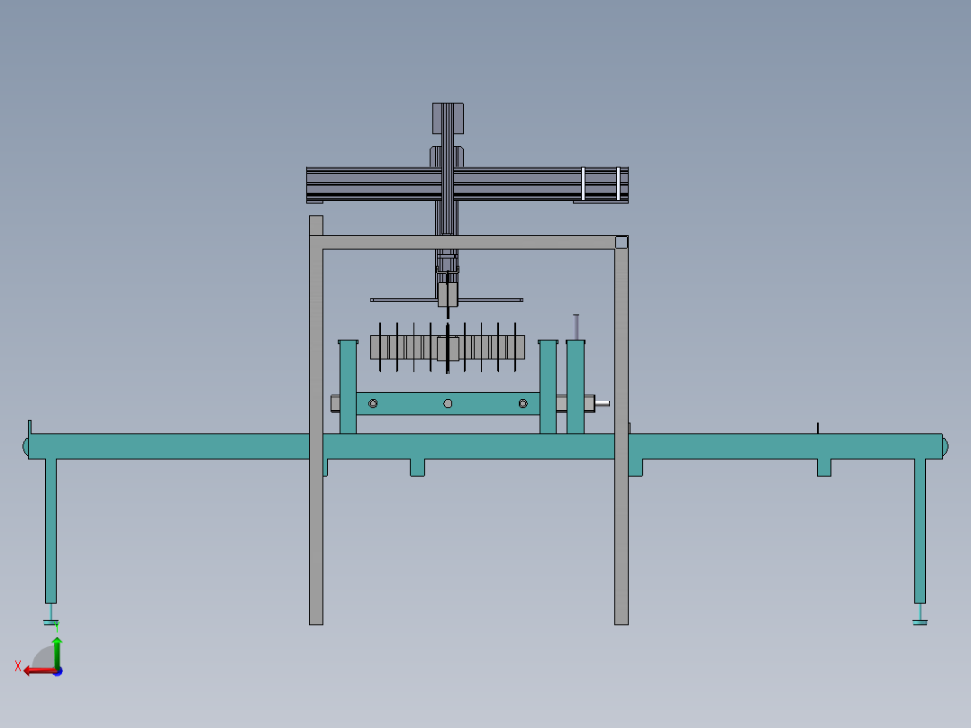 内托自动装箱sw20可编辑后视图
