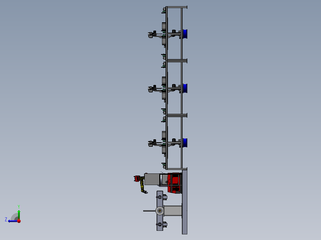 智能不锈钢焊接生产线sw17右视图