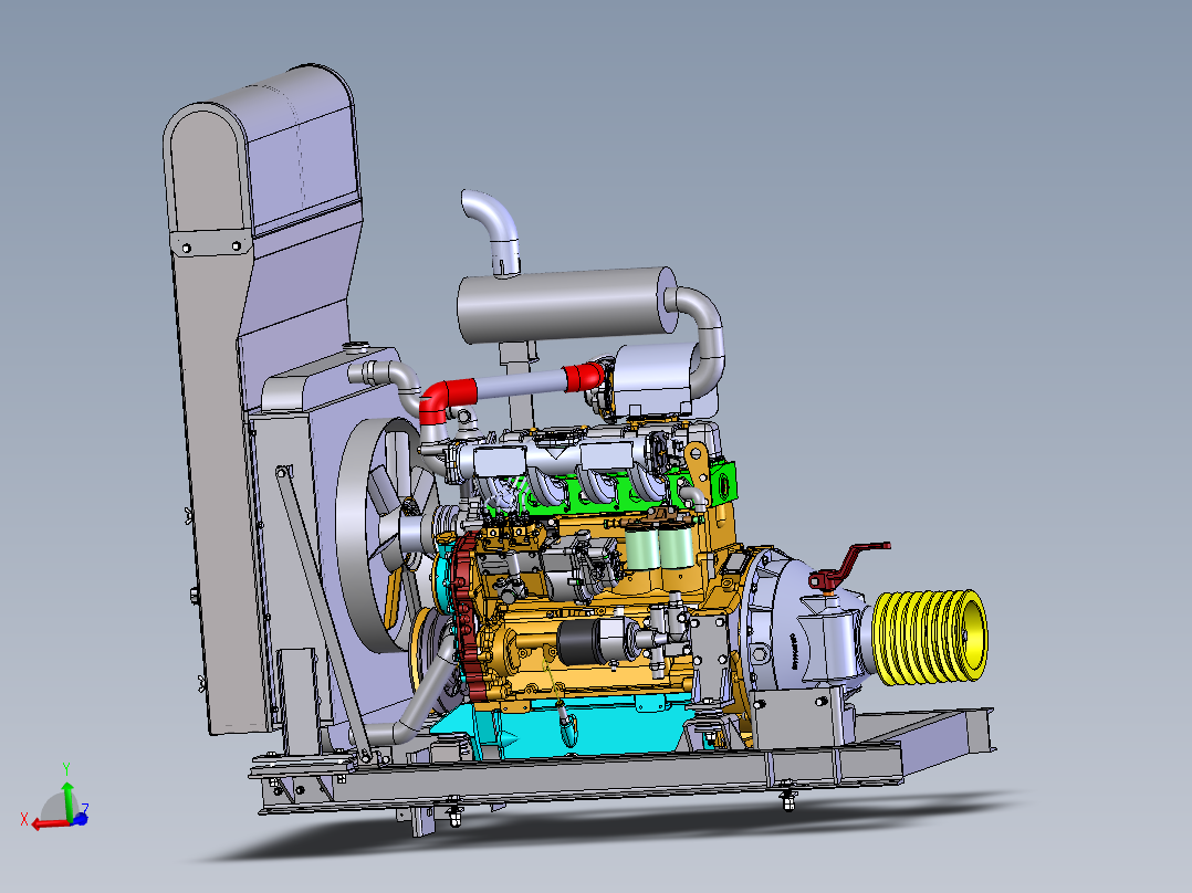 YC<span style='color: red'>4112</span>ZLQ柴油<span style='color: red'>发动机</span>