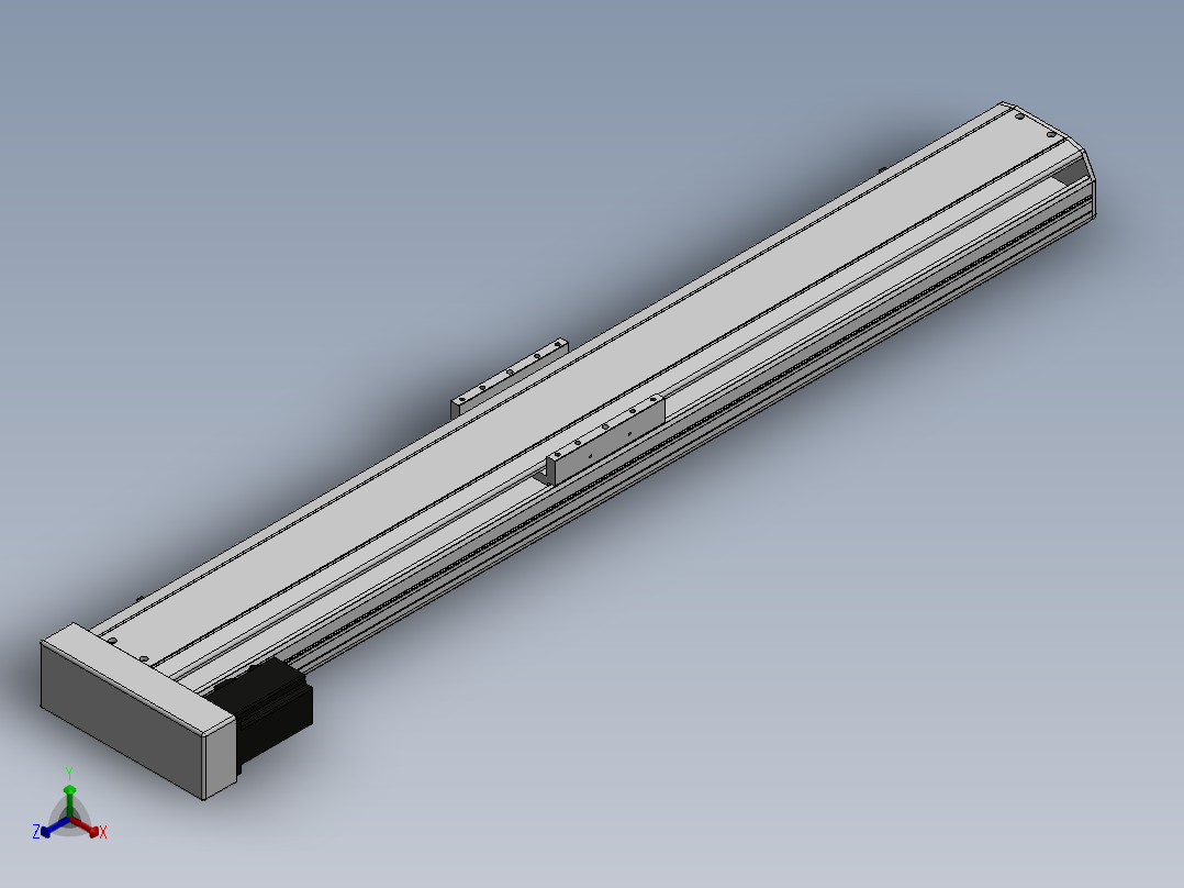精密模组MY140-T10-950L-BL-P40B-C4-C正等轴测图