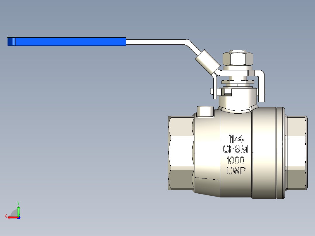 阀门模型-__________DN32后视图