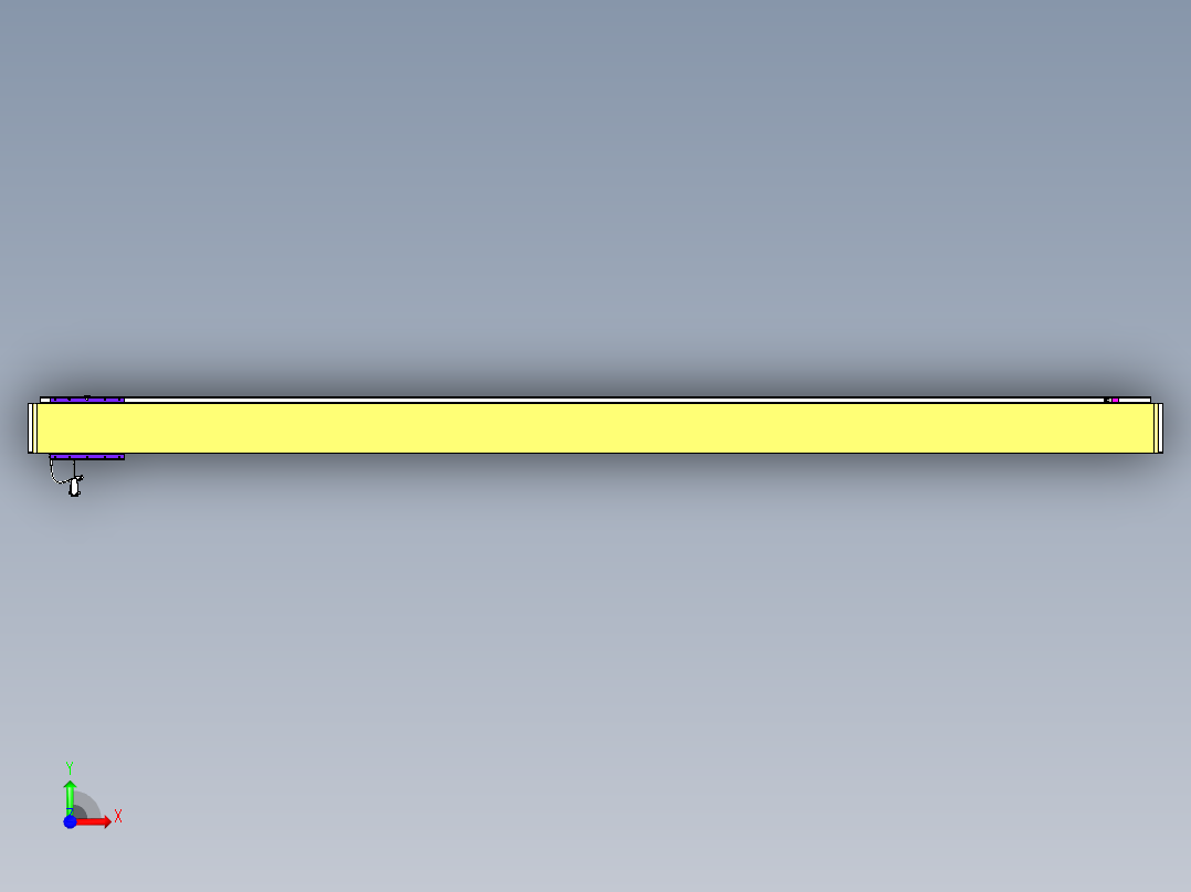 威洛博VL系列直线电机模组-VL14S3-S2850前视图