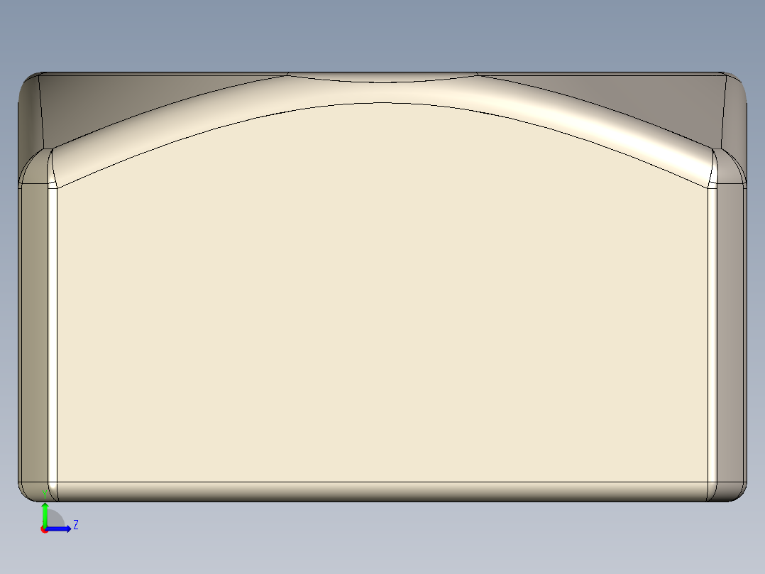 紧固件-IGES Raw Steel SqNut 0.7500左视图