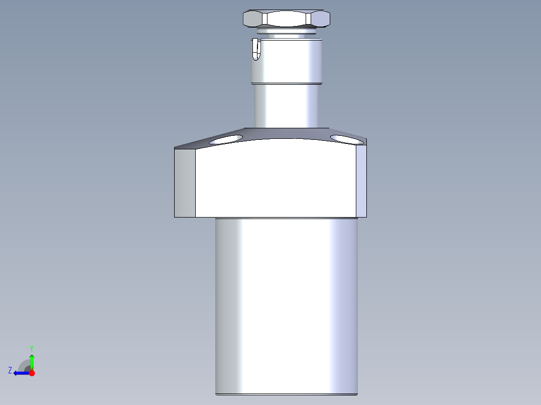 KOSMEKLT0400-SR-Y30多系列多零件图纸模型多系列多零件图纸模型右视图