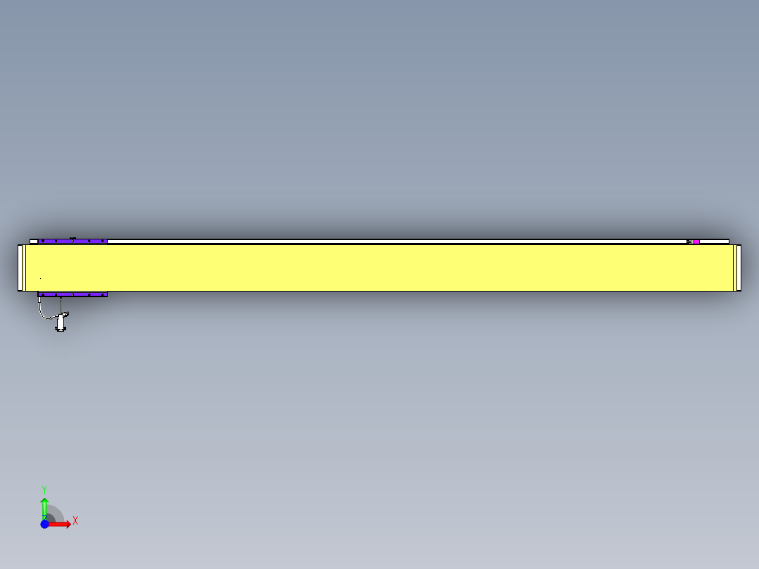 威洛博VL系列直线电机模组-VL14S3-S1850前视图