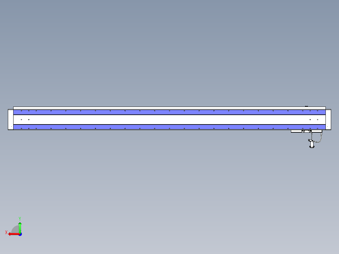 威洛博VL系列直线电机模组-VL14S3-S1850后视图