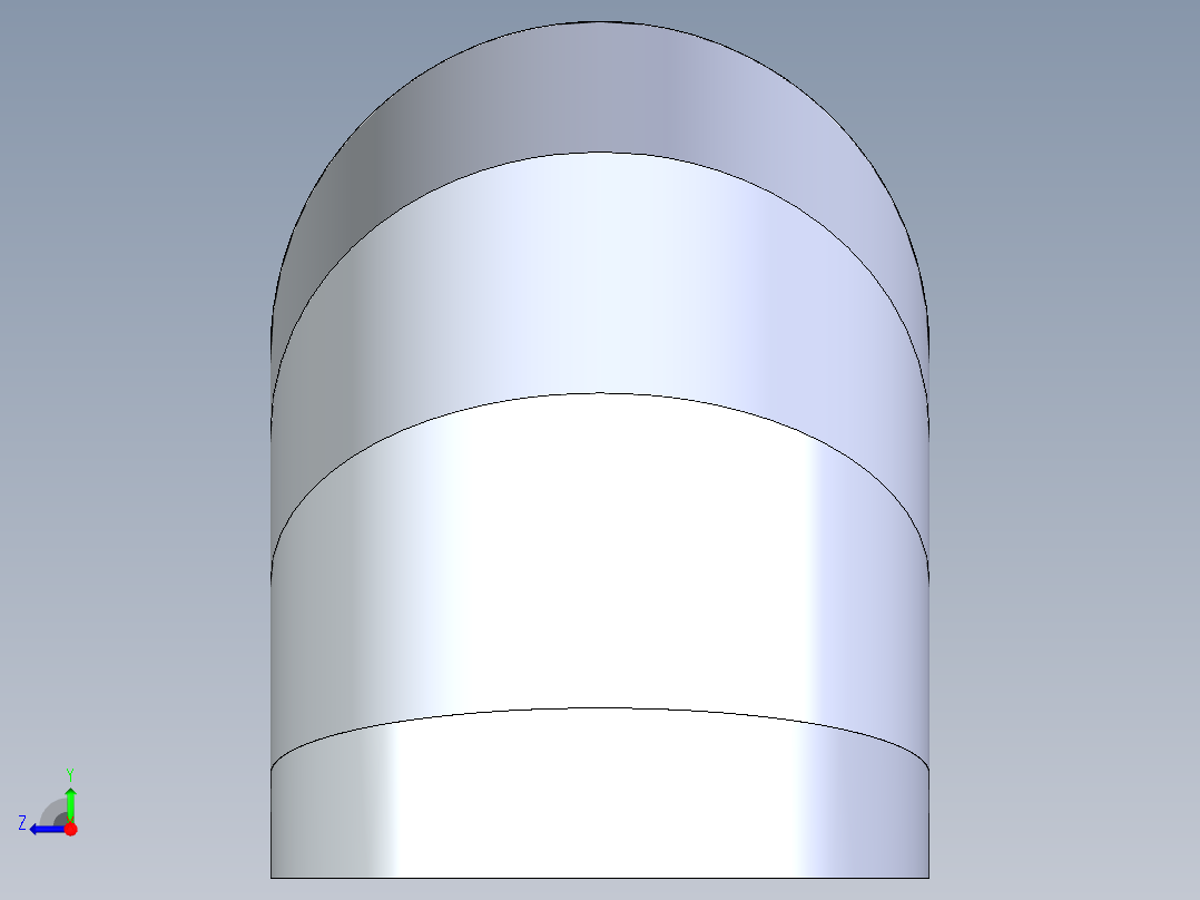 风管弯头右视图