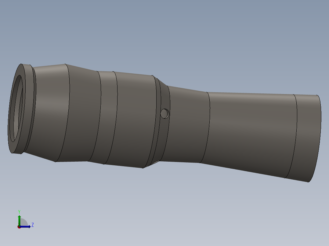 燃气轮机94---模型格式为 sw左视图