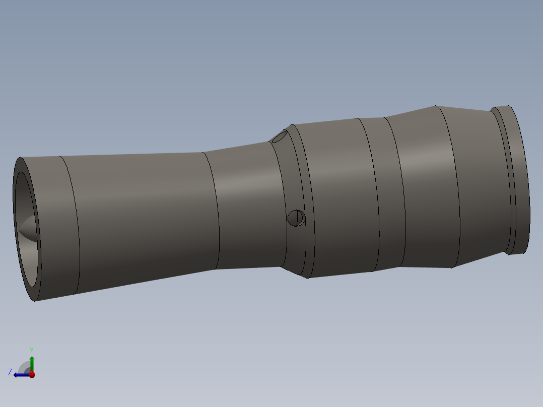 燃气轮机94---模型格式为 sw右视图