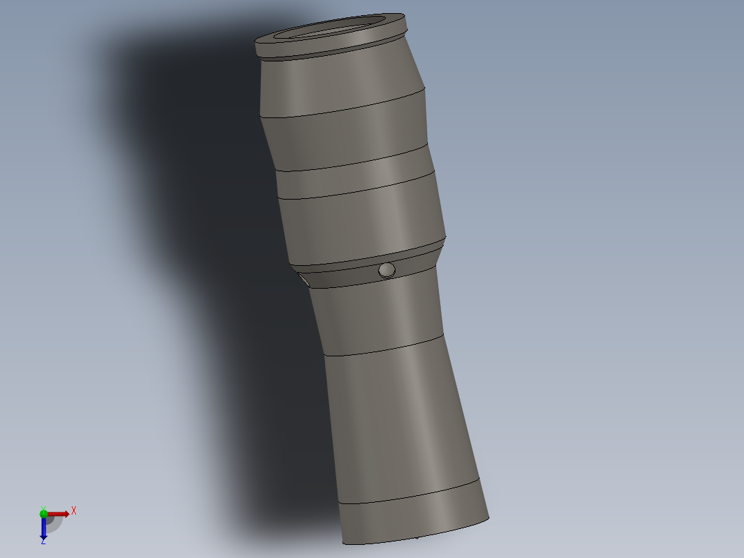 燃气轮机94---模型格式为 sw俯视图