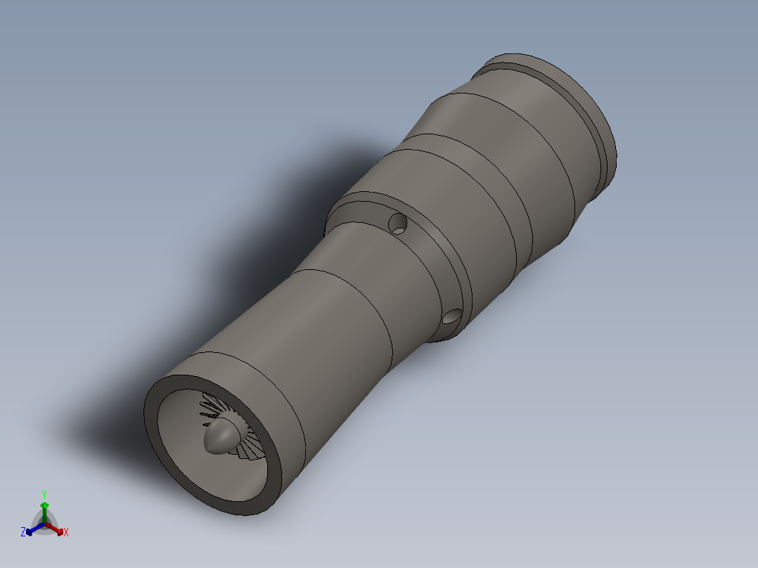 燃气轮机94---模型格式为 sw正等轴测图