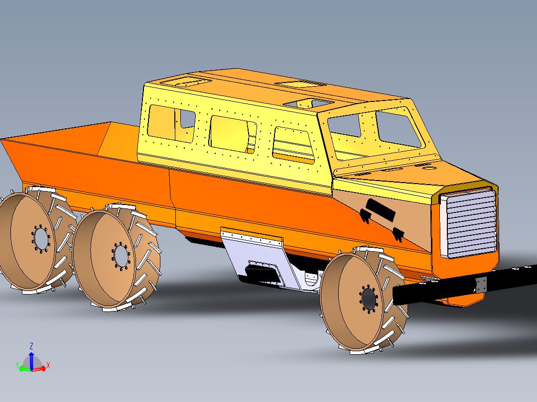 solidworks 地雷<span style='color: red'>防护</span>车