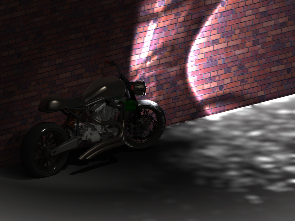 摩托车custom-naked-motorcycle-SolidWorks2010-stp-igs格式