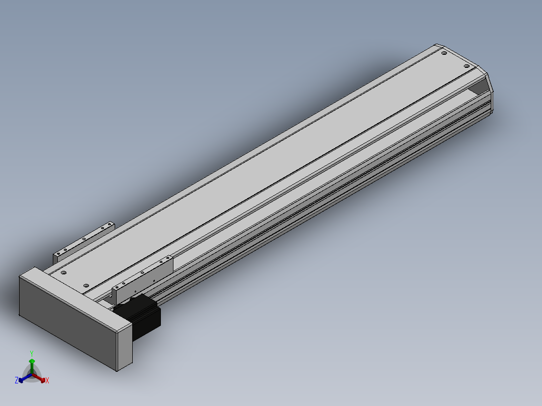 精密模组MY170-T10-800L-BL-P40B-C4-C正等轴测图