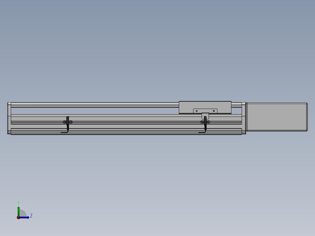精密模组MT170-L125-400-L-M75-C4左视图