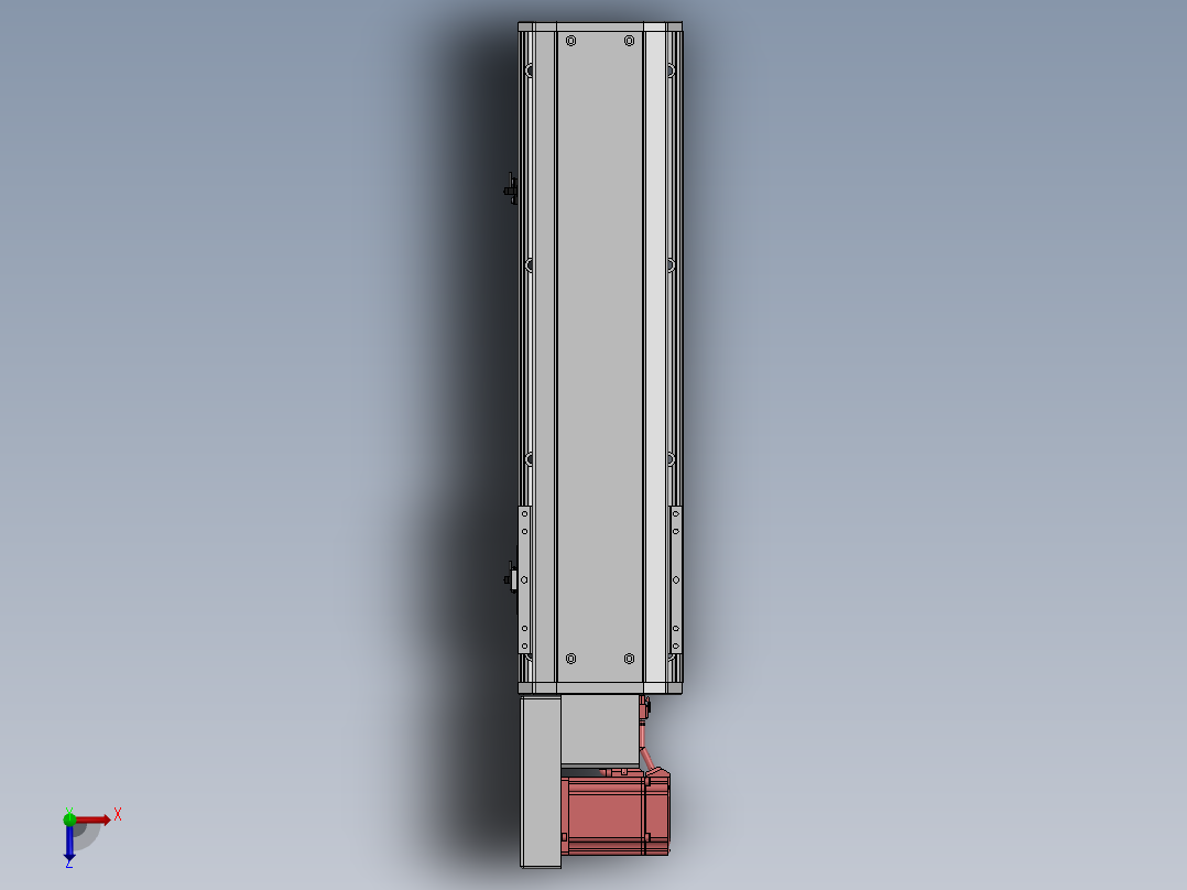 精密模组MT170-L125-400-L-M75-C4俯视图