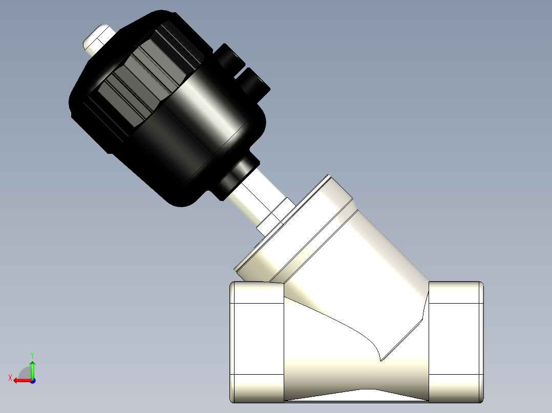 阀门模型-2JS650_65_Q80_G后视图