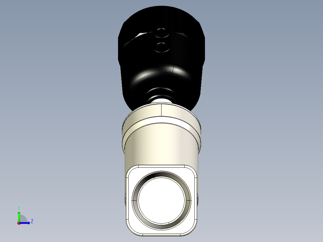 阀门模型-2JS650_65_Q80_G左视图