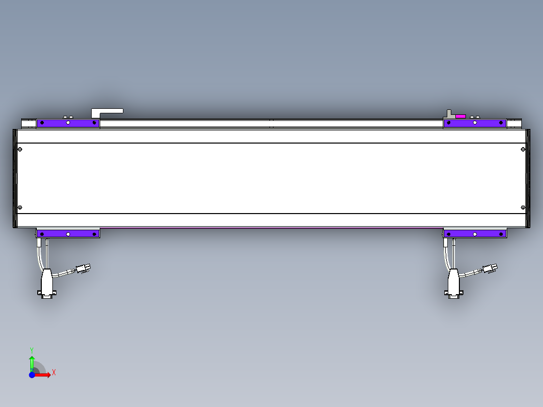 威洛博VL系列3d模型模组2VL17E1Y-S550前视图