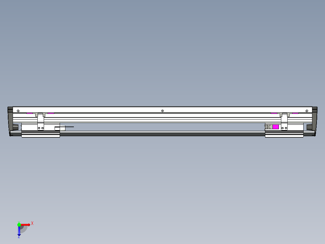 威洛博VL系列3d模型模组2VL17E1Y-S550俯视图