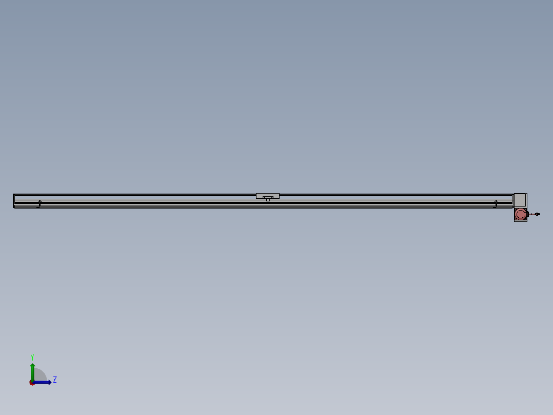 精密模组MT170-L125-3000-RD-M75-C4左视图
