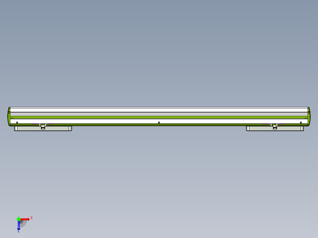 威洛博LC系列3d模型模组2LC14S2Y-S600俯视图