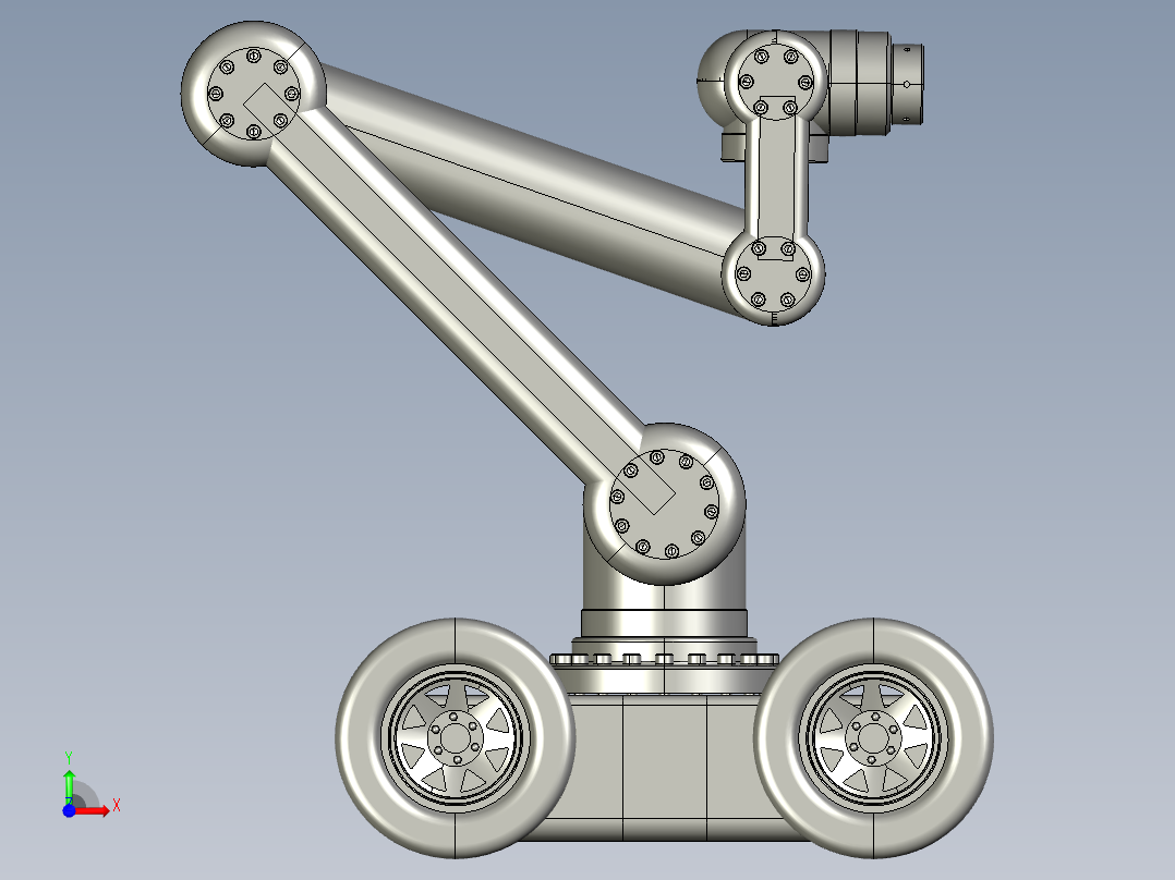 移动机器人前视图
