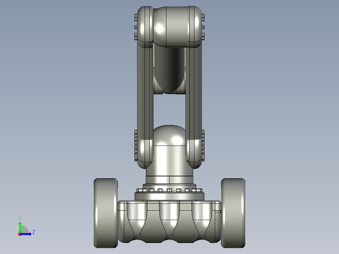 移动机器人左视图