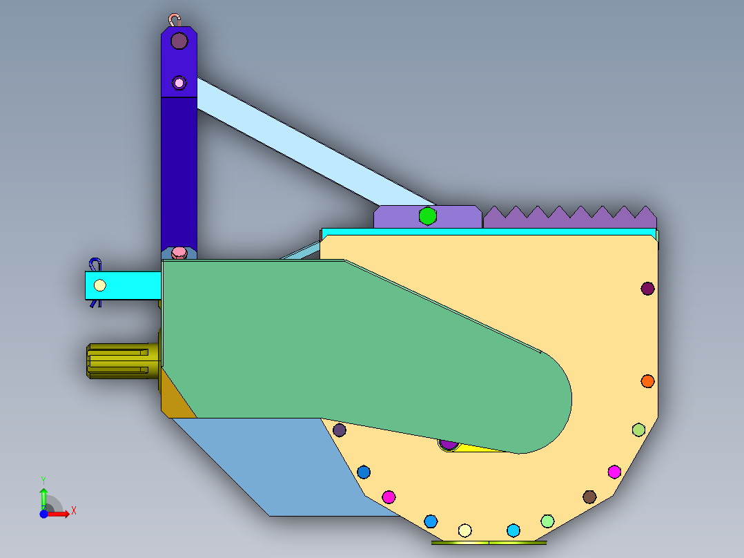 移动式搅拌混凝土运输一体机前视图