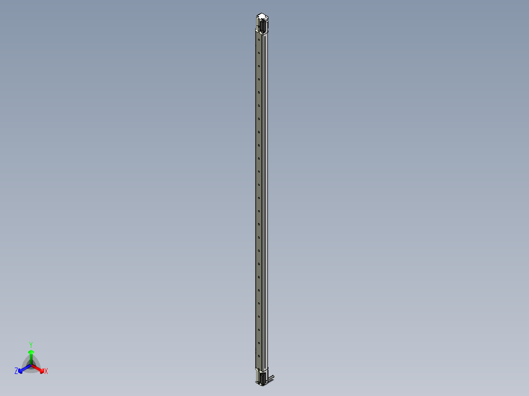 基恩士SL-V28L_T_kc图纸模型正等轴测图