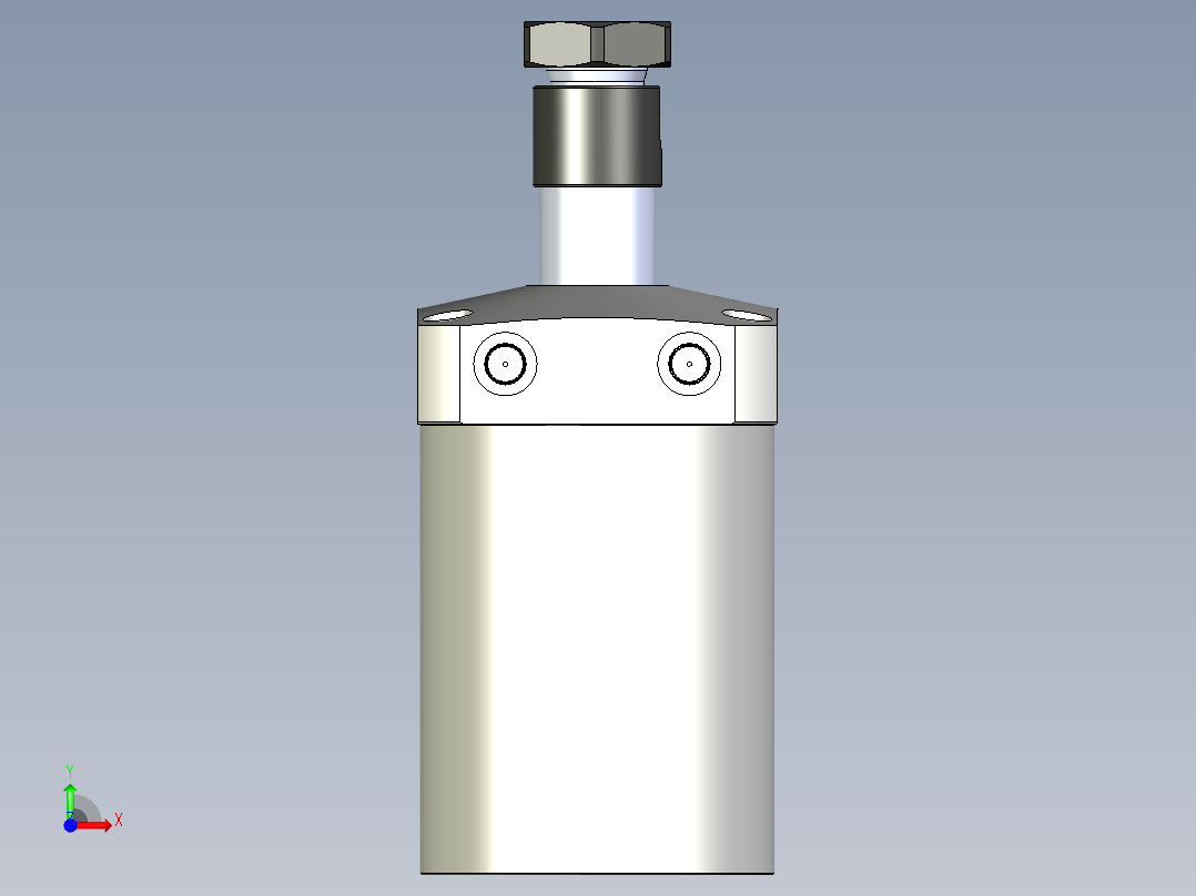 KOSMEKWHE4000-2SR多系列多零件图纸模型前视图