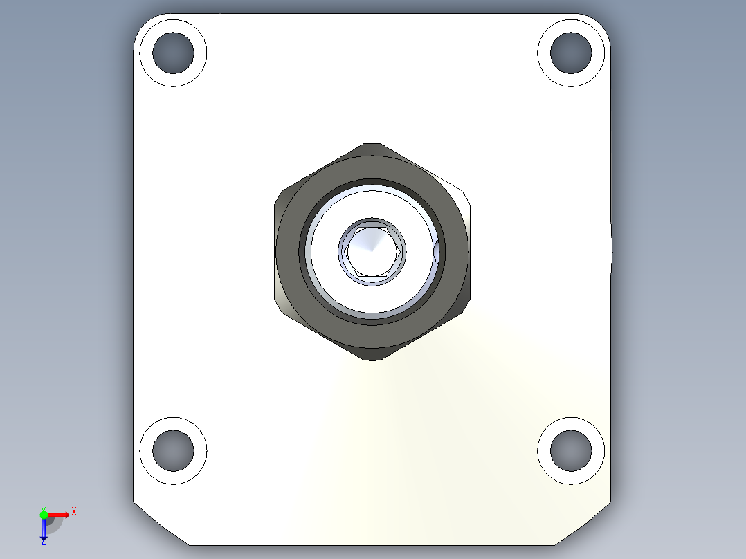 KOSMEKWHE4000-2SR多系列多零件图纸模型俯视图