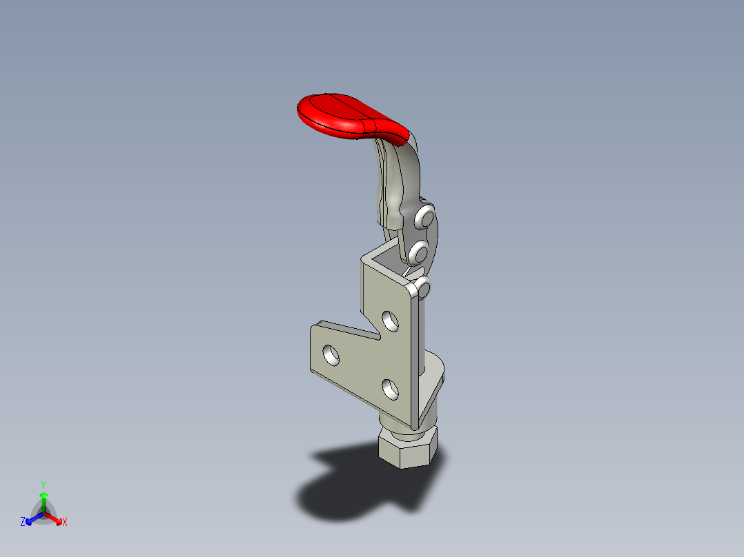 推拉式夾鉗SSP(F)-3D多系列多零件图纸模型