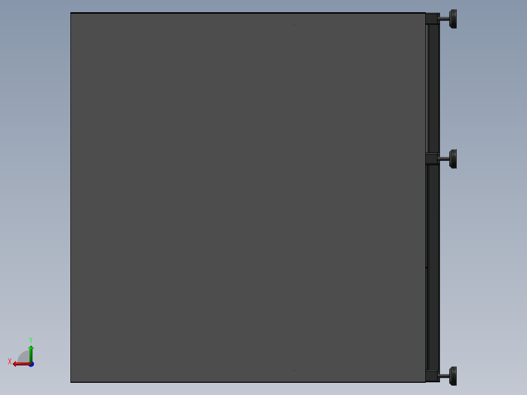 螺纹检测机后视图
