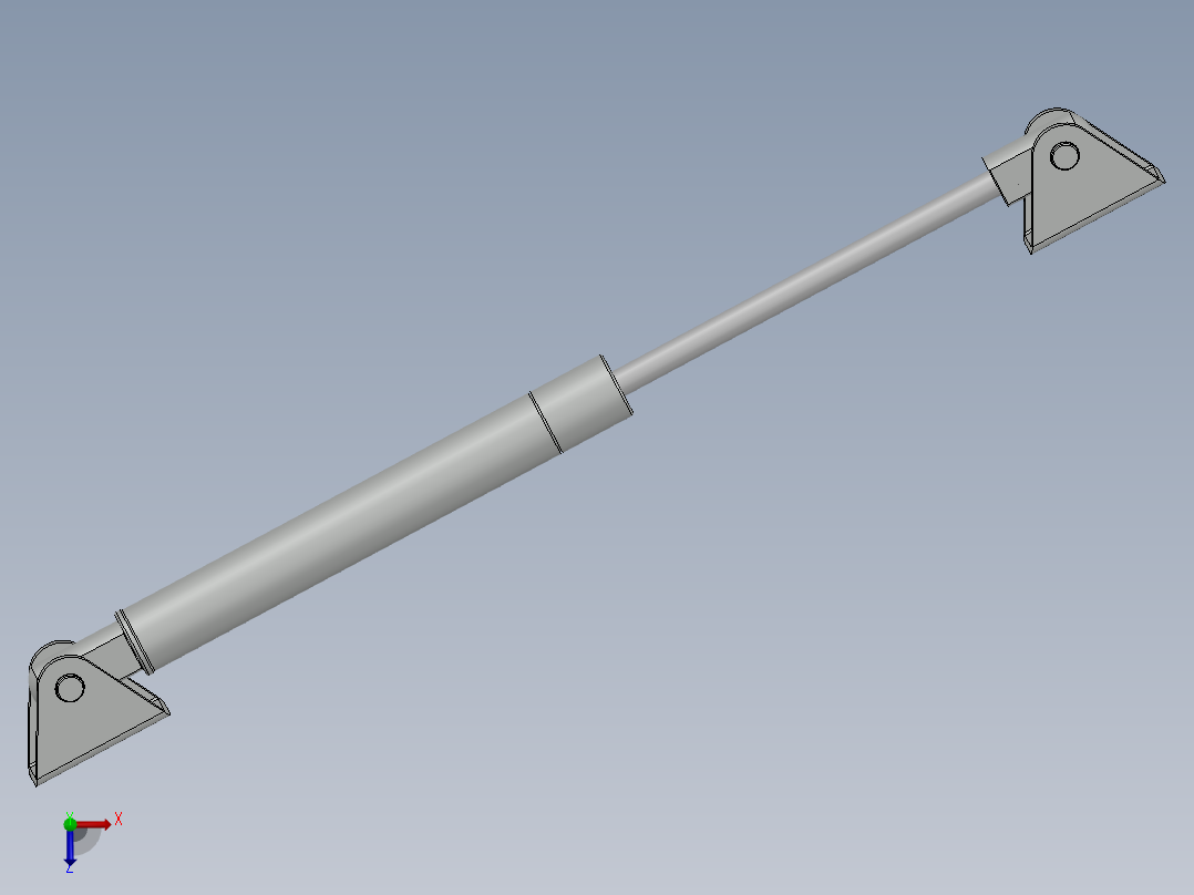 液压气弹簧定制俯视图