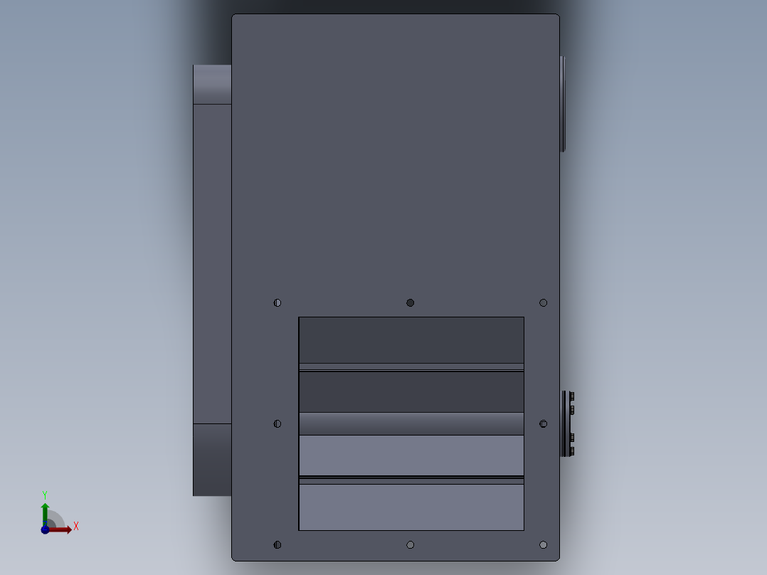 1000D型离心喷雾干燥机三维模型=1484573==500前视图